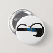 粋な電気バイオリン 缶バッジ (正面&裏面)