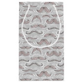 粋な髭パターン スモールペーパーバッグ (裏面)