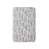 粋な髭パターン バスマット (正面縦)