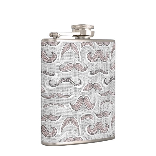 粋な髭パターン フラスク (右)
