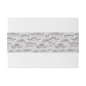 粋な髭パターン 招待状ベリーバンド (裏面例)