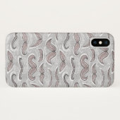粋な髭パターン Case-Mate iPhoneケース (裏面(横))