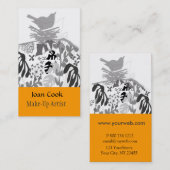 粋な鳥のイベント・プランナの動物の造園 名刺 (正面/裏面)