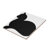 粋な黒猫 タイル (側面)