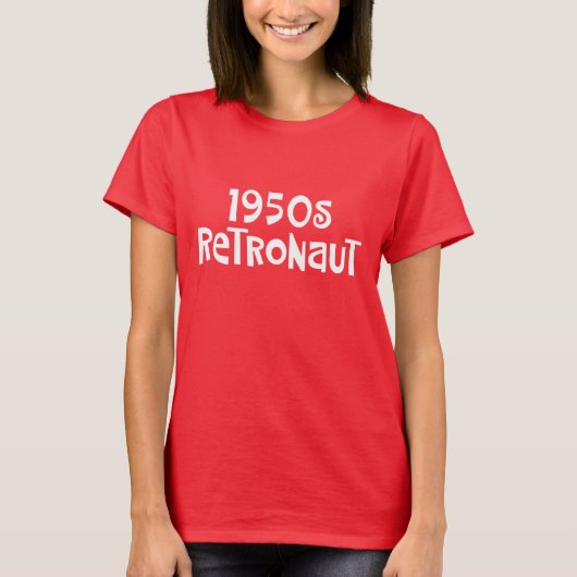 粋な50年代Retronaut Tシャツ (正面)