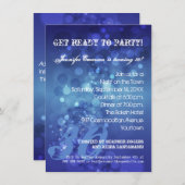 粋な《写真》ぼけ味のパーティの招待状 招待状 (正面/裏面)