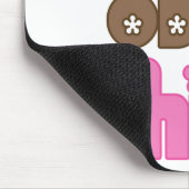 粋なOboeのひよこのマウスパッド マウスパッド (コーナー)