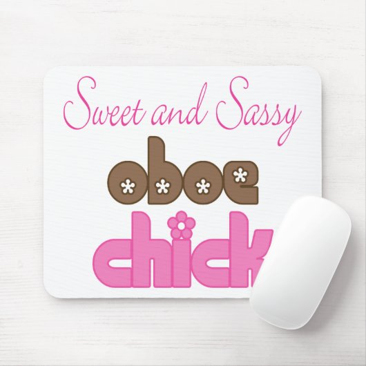 粋なOboeのひよこのマウスパッド マウスパッド (マウス)