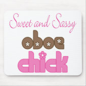 粋なOboeのひよこのマウスパッド マウスパッド (正面)