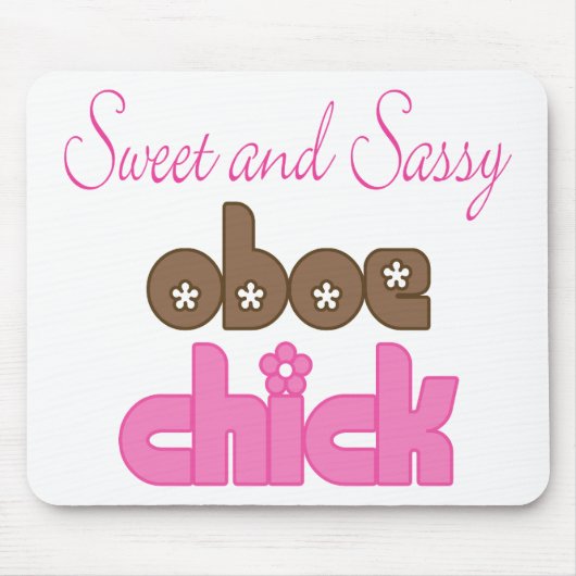 粋なOboeのひよこのマウスパッド マウスパッド (正面)