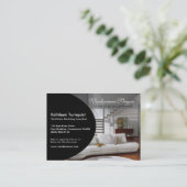 粋なOvaleのプロフィールの名刺 名刺 (スタンド正面)