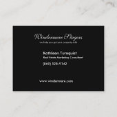 粋なOvaleのプロフィールの名刺 名刺 (裏面)