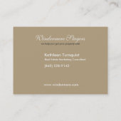 粋なOvaleのプロフィールの名刺 名刺 (裏面)