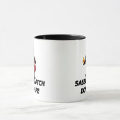 粋なSquatchは気になりません マグカップ (中央)