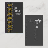 粋コスチュームデザイナーをひもで締めて下さい 名刺 (正面/裏面)