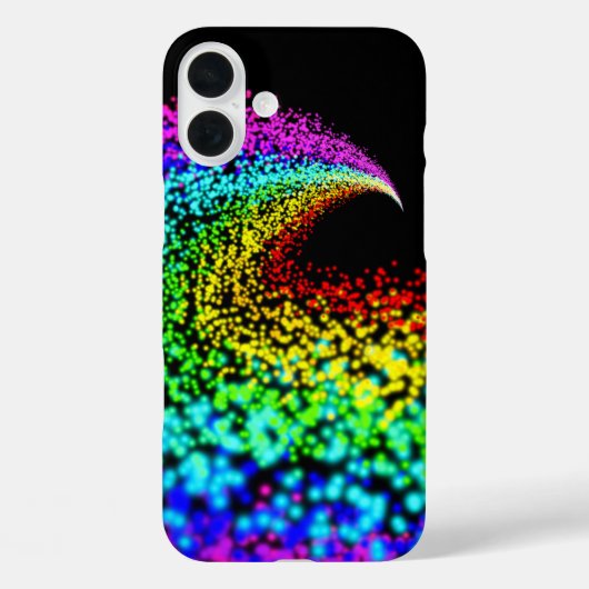 粒子カラフル Case-Mate iPhoneケース (裏面)