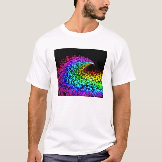 粒子カラフル Tシャツ (正面)