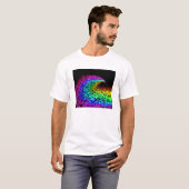 粒子カラフル Tシャツ (正面フル)