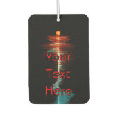 粒子波の二重性 カーエアーフレッシュナー (正面)