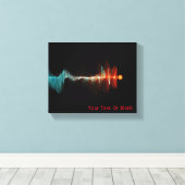 粒子波の二重性 キャンバスプリント (インサイチュ (ウッドフロア))