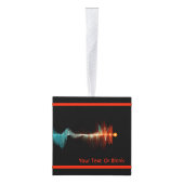 粒子波の二重性 キューブオーナメント (右)