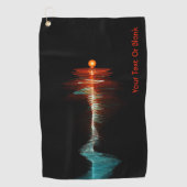 粒子波の二重性 ゴルフタオル (正面)