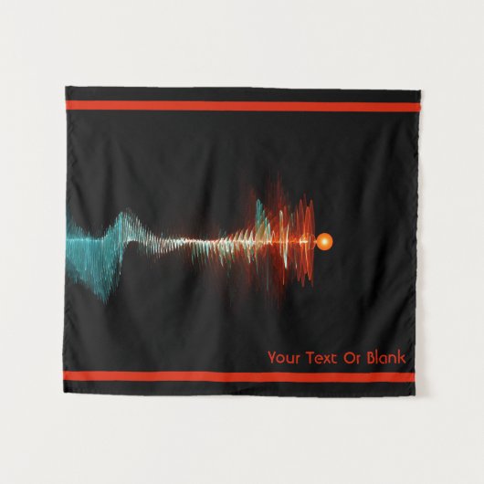 粒子波の二重性 タペストリー (正面(横))