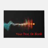 粒子波の二重性 ドアマット (正面)