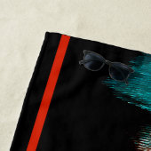 粒子波の二重性 ビーチタオル (インサイチュ)