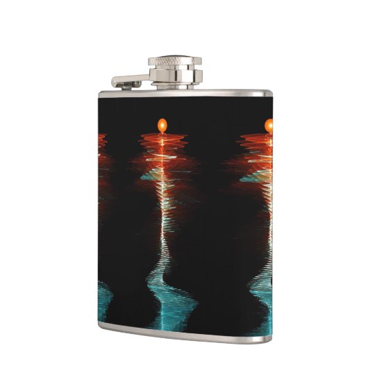 粒子波の二重性 フラスク (左)