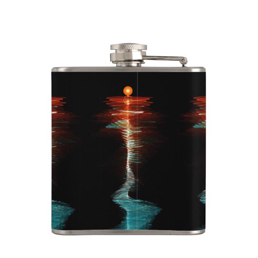 粒子波の二重性 フラスク (裏面)