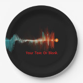 粒子波の二重性 ペーパープレート (正面)