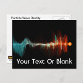 粒子波の二重性 ポストカード (正面/裏面)