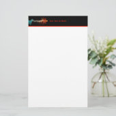 粒子波の二重性 便箋 (スタンド正面)