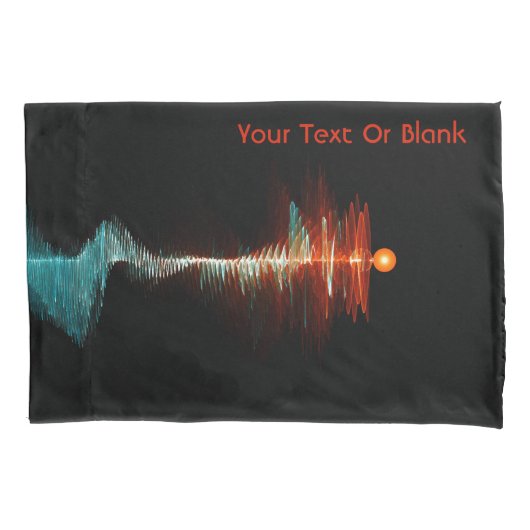 粒子波の二重性 枕カバー (正面)