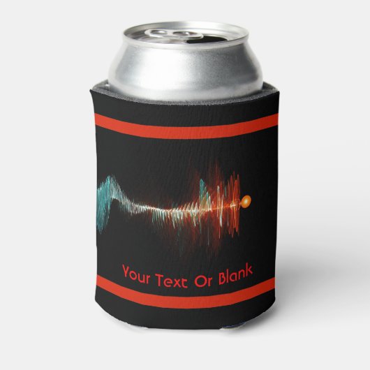 粒子波の二重性 缶クーラー (缶裏面)