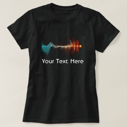 粒子波の二重性 Tシャツ (デザイン正面)