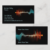 粒子波双対物理学者 名刺 (正面/裏面)