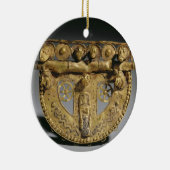 粒状にされていた装飾、Orientalizが付いているベルトバックル セラミックオーナメント (右)