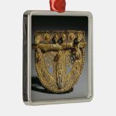 粒状にされていた装飾、Orientalizが付いているベルトバックル メタルオーナメント (右)