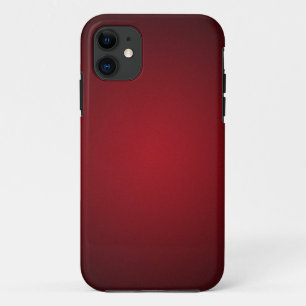 粒状の赤と黒のヴィネット iPhone 11 ケース