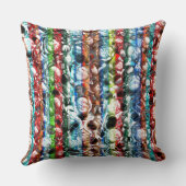 粒状カラフルガラスのスタイルのテクスチャ クッション (裏面)