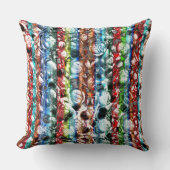 粒状カラフルガラスのスタイルのテクスチャ クッション (正面)