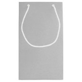 粒状グレーのテクスアートチャ スモールペーパーバッグ (裏面)