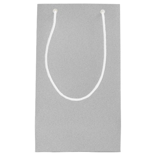 粒状グレーのテクスアートチャ スモールペーパーバッグ (正面)