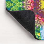 粒状万華鏡のように千変万化するパターンマウスパッド マウスパッド (コーナー)