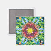 粒状万華鏡のように千変万化するパターン磁石 マグネット (正面/裏面)