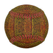 粗いエンボスと網掛けストライプの色が濃い 野球ボール (裏面)