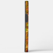 粗いオレンジ色のテクスチャの円 Case-Mate iPhoneケース (裏面 / 右)