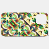 粗いガラススタイルで緑と色のラポート Case-Mate iPhoneケース (裏面 (横))